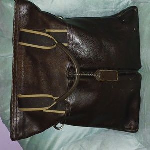 Coach Brown Leather Tote Purse